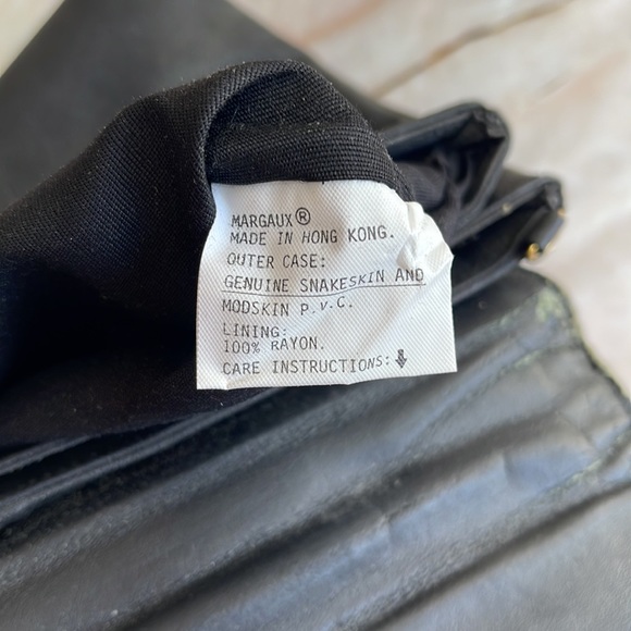 VINTAGE | Margaux genuine snakeskin handbag - Picture 8 of 12